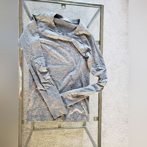 Lululemon swiftly tech gray long sleeve